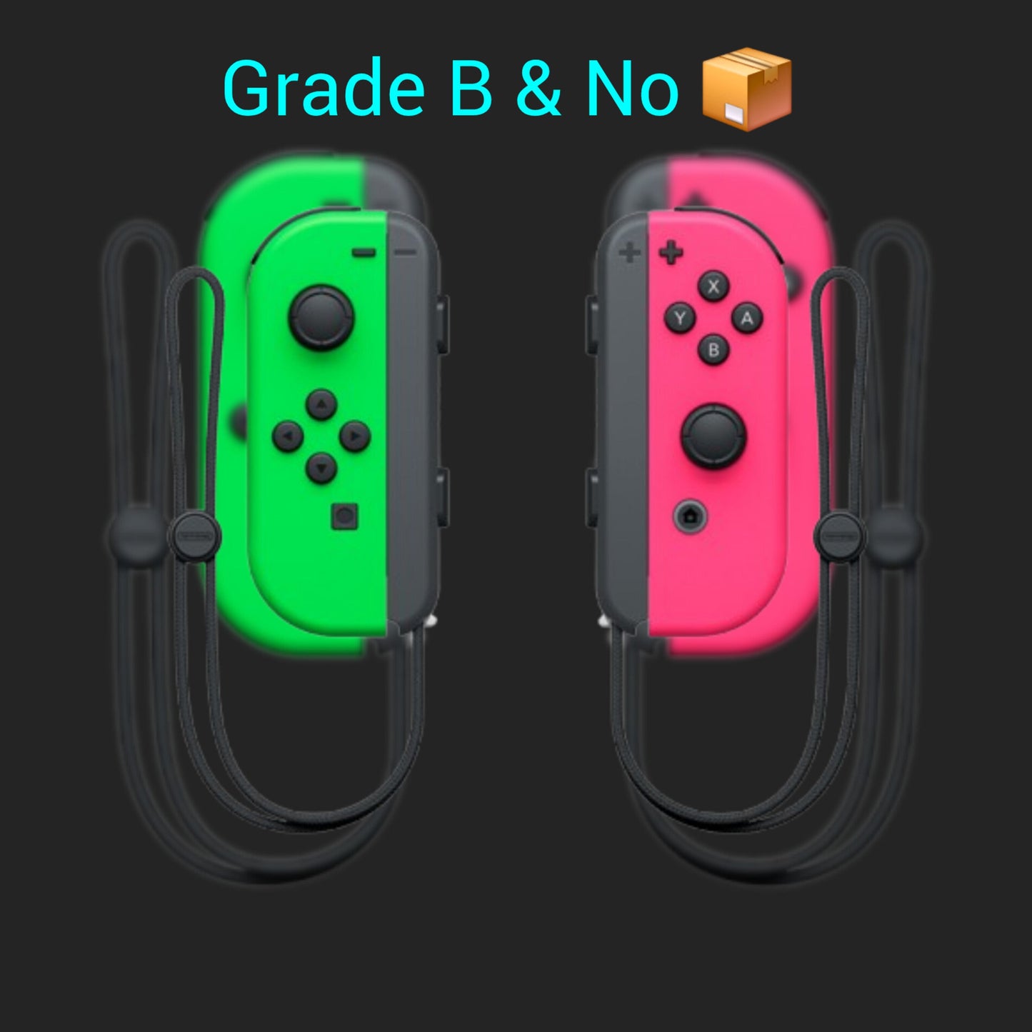 Switch (L)/(R) Neon Pink/Neon Green Joycon Pair