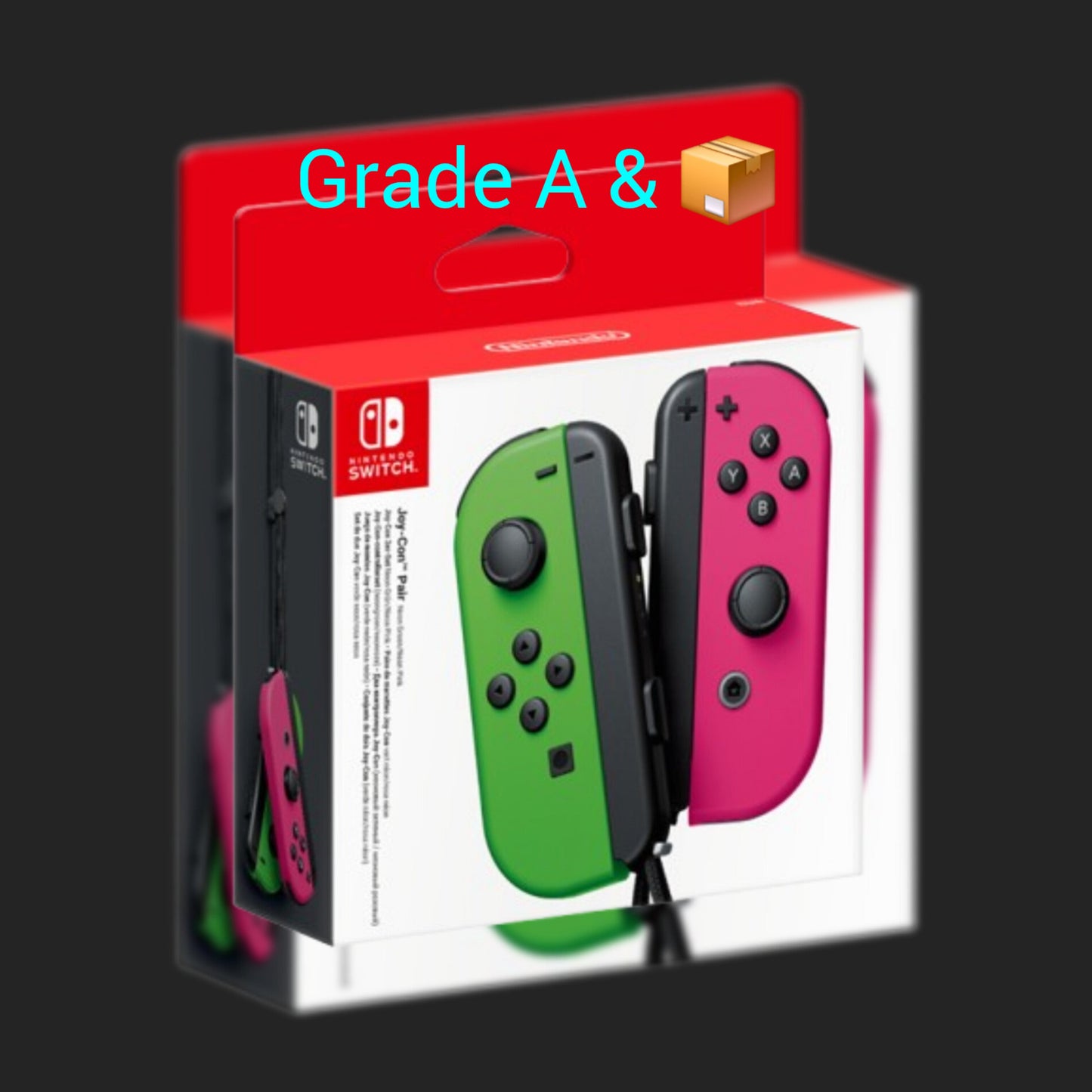 Switch (L)/(R) Neon Pink/Neon Green Joycon Pair