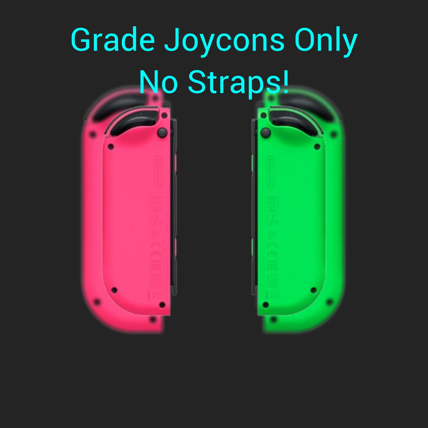 Switch (L)/(R) Neon Pink/Neon Green Joycon Pair